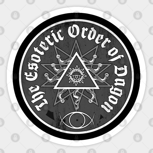 Esoteric Order of Dagon Sticker by Hiraeth Tees